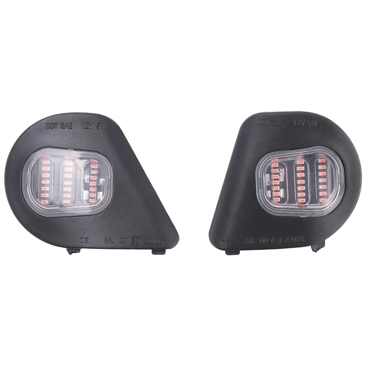 2 шт. красные зеркальные лампы для шланга Dodge Ram 2010 2019 1500 2500 3500 68302825AA 68302824AA