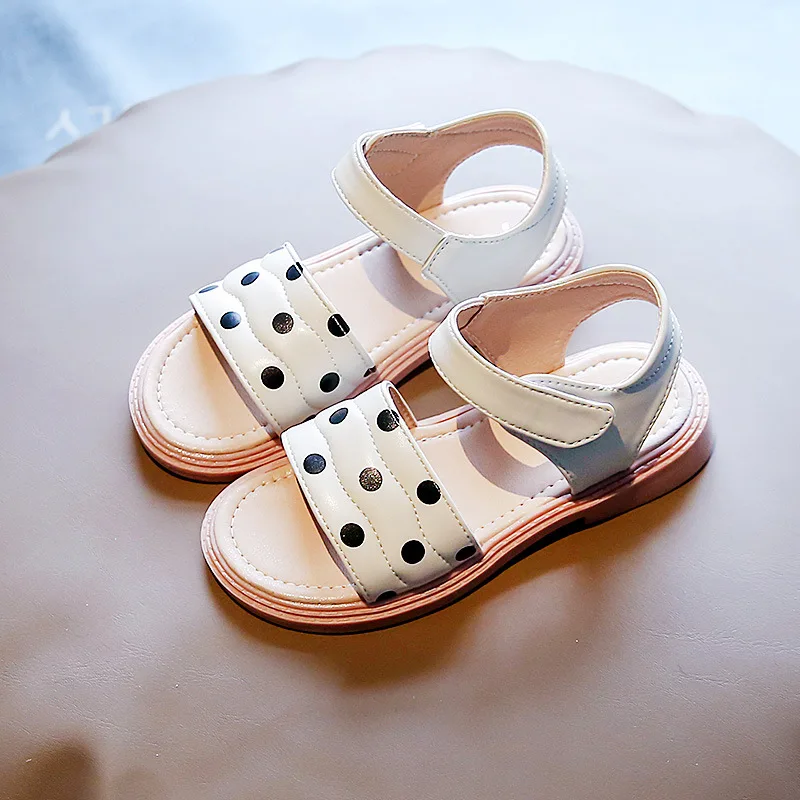 Sandles Shoes New Polka Dot Polka Dot Baby Little Girl Baby Princess Sandals Soft Bottom Non-slip Sandals Toddler Girl Shoes