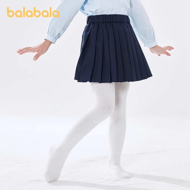 

Колготки для маленьких девочек Balabala, осенне-зимние Утепленные танцевальные носки, Базовые носки