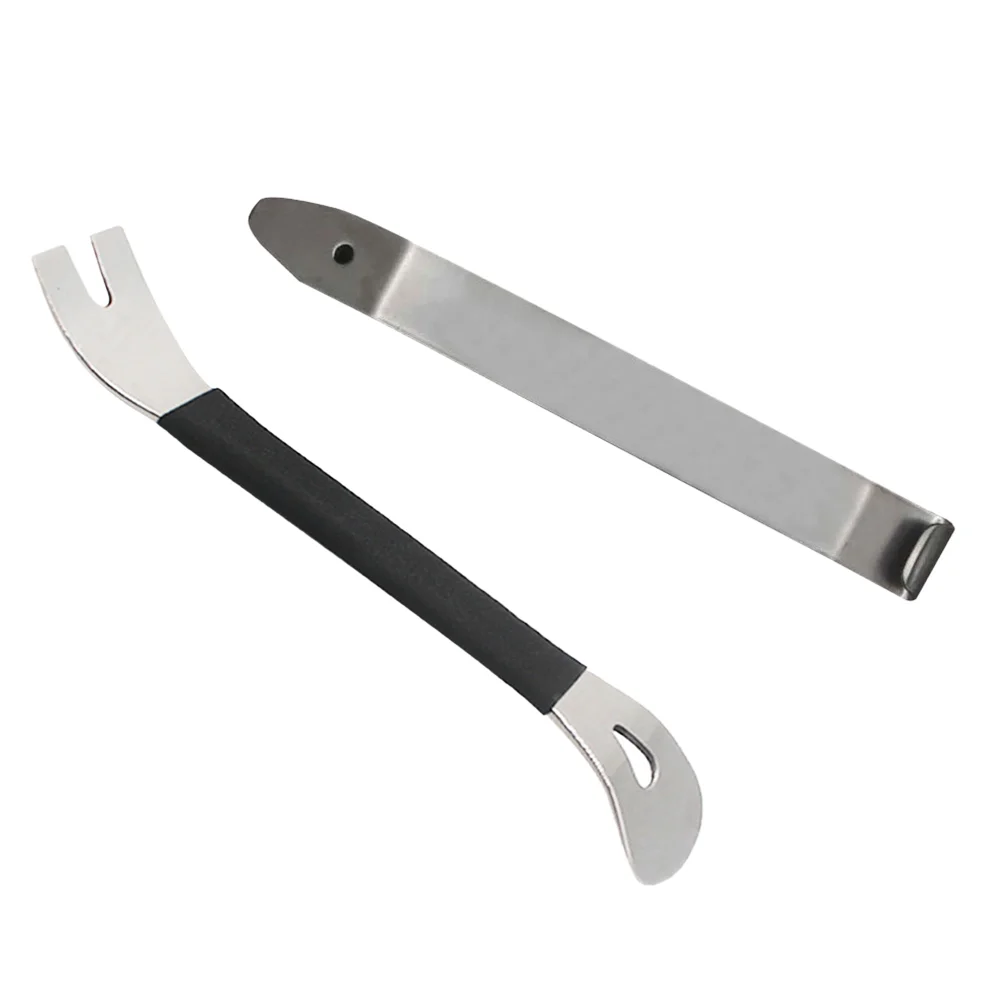 

1 Set Practical Pry Bar Stainless Steel Crow Plate Metal Car Remove Tool