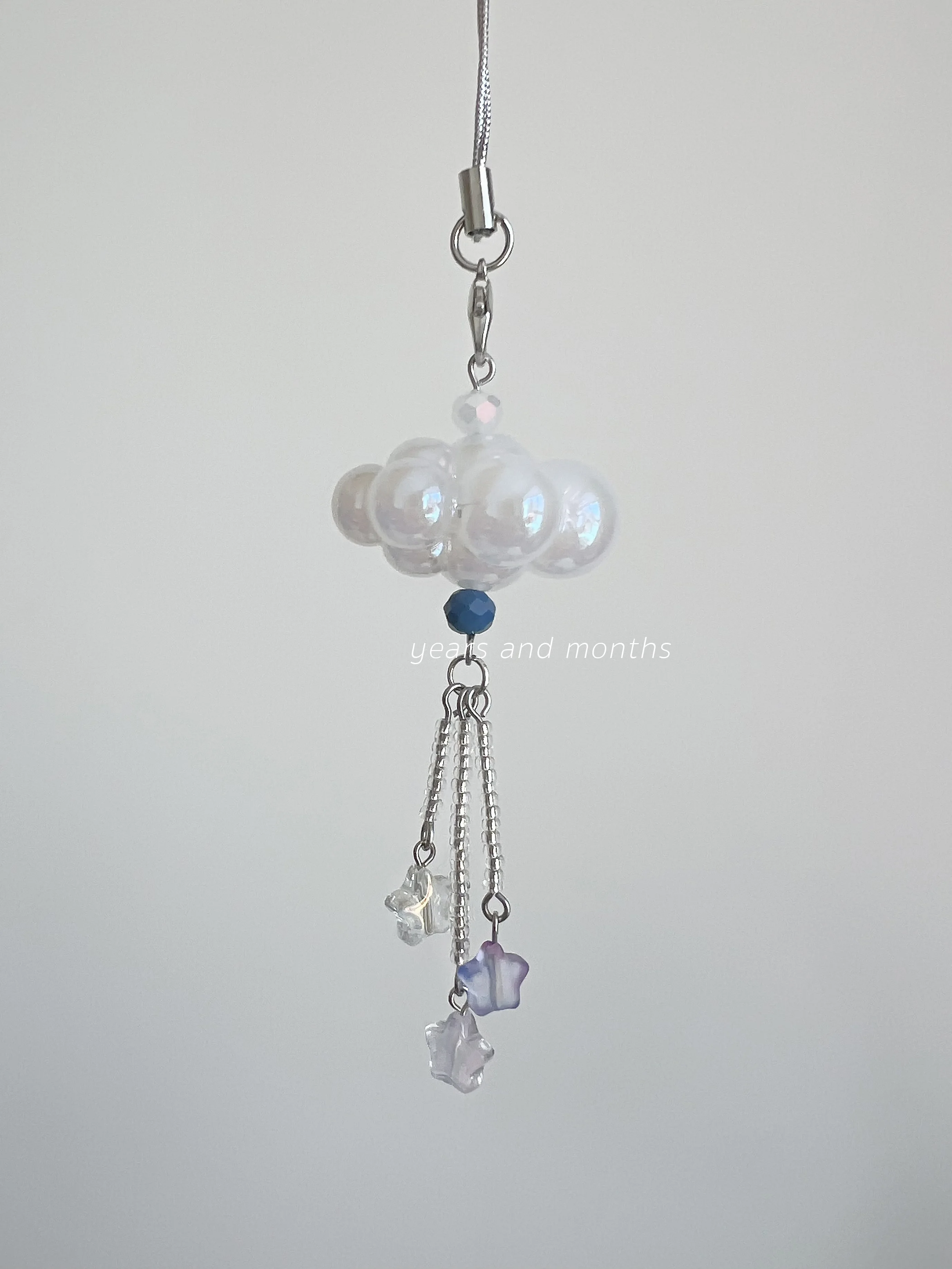 Оригинальные подвески для телефона сделай сам милые прозрачные бусины дизайн от