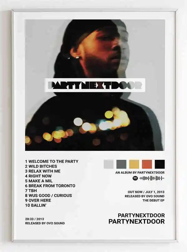 

Ретро Музыкальный Альбом, Обложка, Постер, Поп-хип-хоп, Рэпер, Произведение Искусства На Холсте, Без Рамы