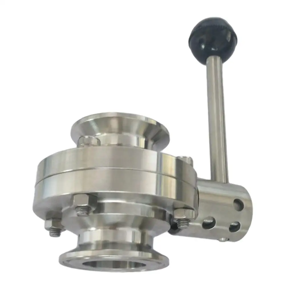 

51mm/2 inch Tri-Clamp Sanitary Butterfly Valve,Stainless Steel 304,Silicone Seal