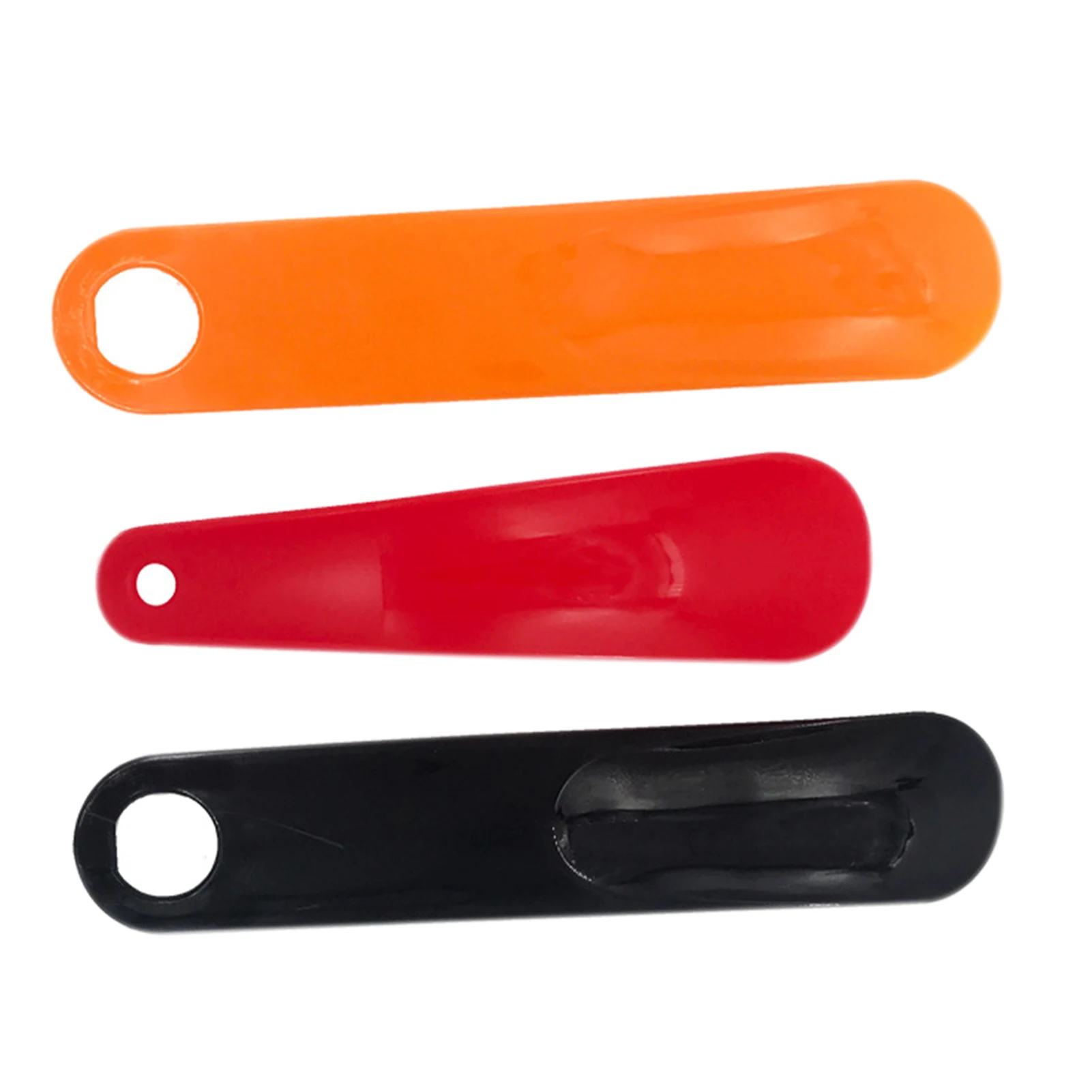

3pcs/set Shoe Horns Mini Portable Plastic with Hanging Hole Universal Shoe Horn Shoes Wearing Help Tool