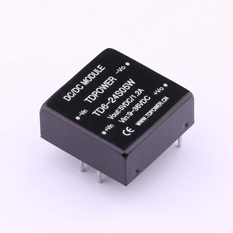 

Td6-24s05w (Vin = 9V to 36V Vout = 5,05 V 1.2A) модуль питания
