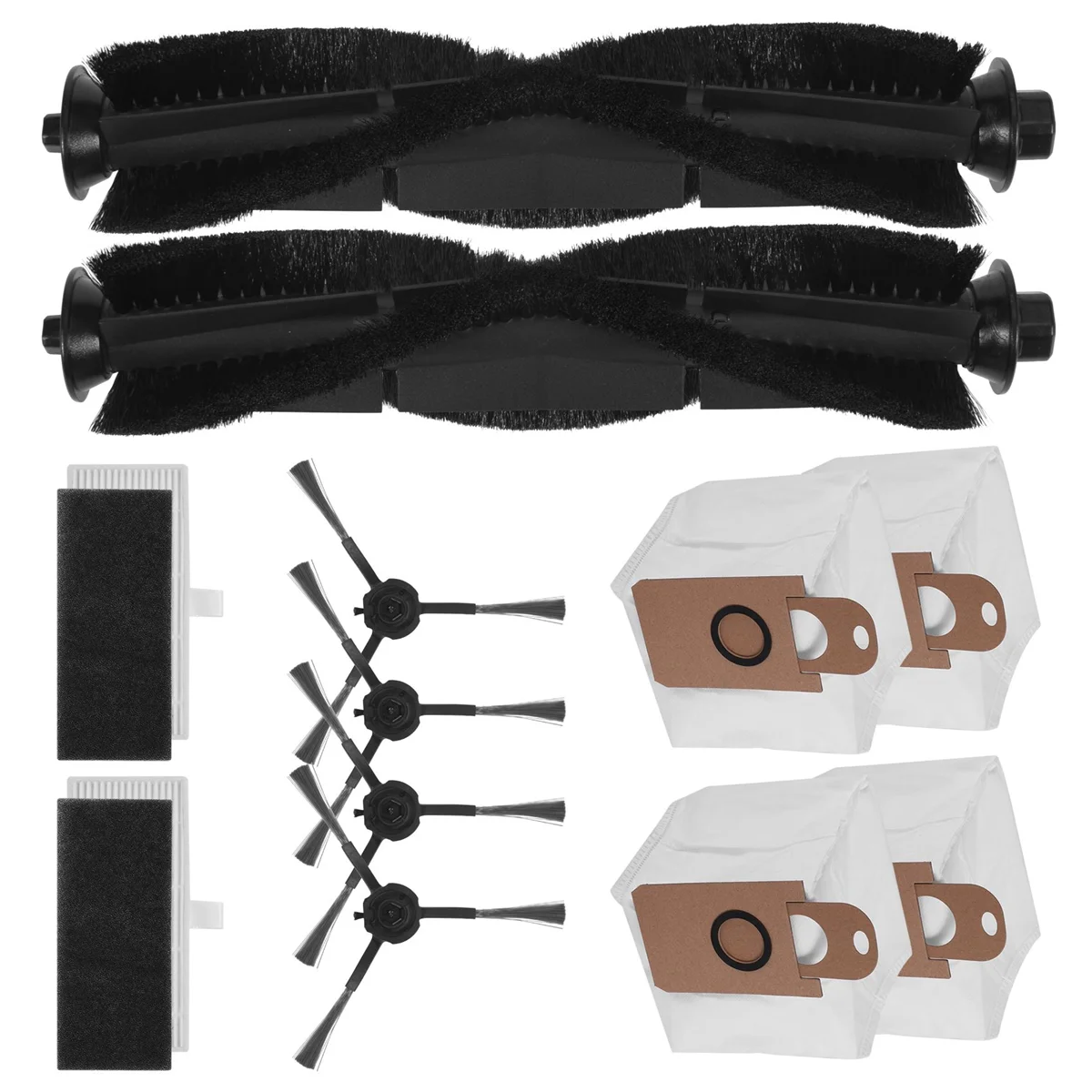 Мешки для пыли с основной щеткой боковая щетка Hepa фильтр запасные части