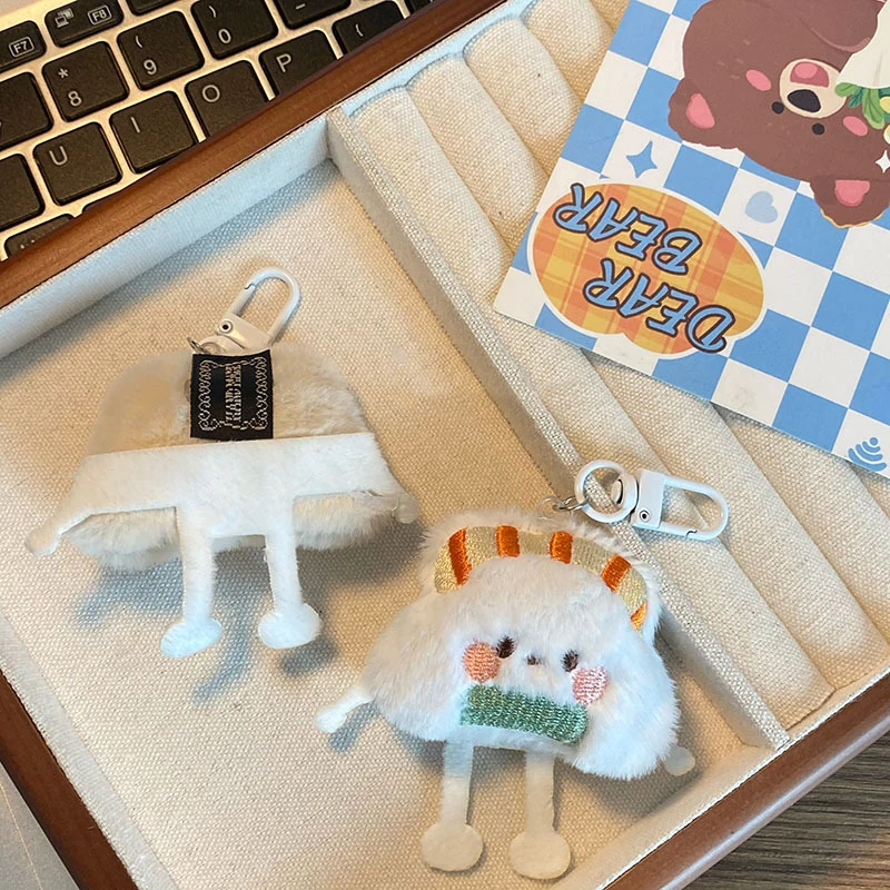 Милые Мультяшные пельмени на пару мягкие суши еда кукла подвеска украшение