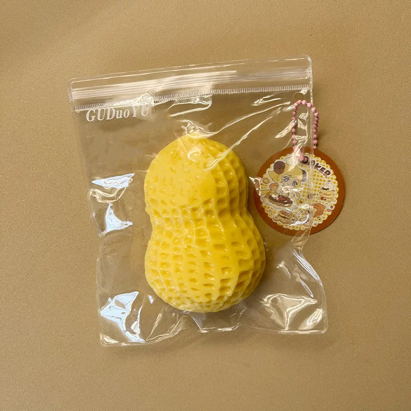 Mochi Taba SquishyНОВЫЙ забавный силиконовый арахис щепотка музыкальный