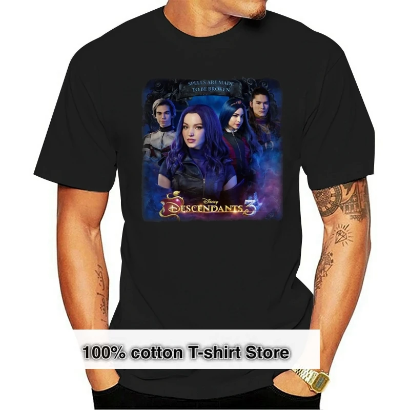 

D Sney Descendants 3 Cameron Boyce 2019 New T-Shirt Navy-Black For Men-Women Classic Unique Tee Shirt