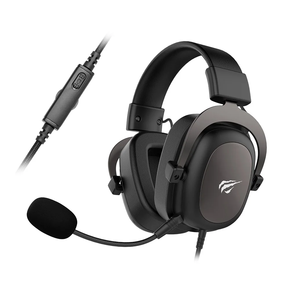 

H2002d Wired Headset Gamer PC 3.5mm PS4 Headsets Surround Sound & HD Microphone Gaming Overear Laptop Tablet Gamer