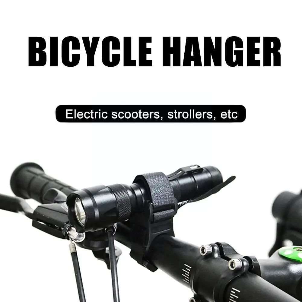 

1pcs Multi-Purpose Bike Strap Band Flashlight Tourch Holder Mountain Magic Lock Clamp Bicycle Holder Accessories Bike Mount K5P5