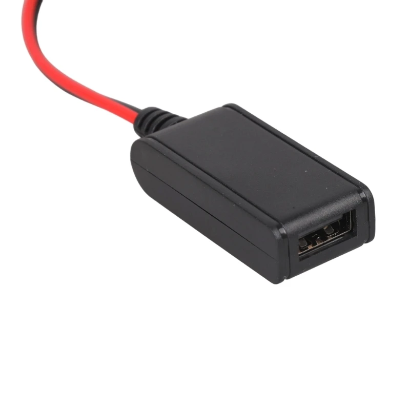 Фото Понижающий USB-кабель для зарядки, проводная линия, преобразователь постоянного тока 12 В-32 В в выход 5 В, 9 В, 12 В с защитой №4