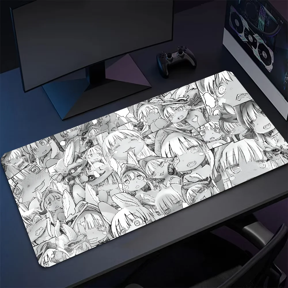 Made In Abyss Riko Nanachi Reg Faputa XXL Коврик для мыши Настольный коврик с ковриком Игровые