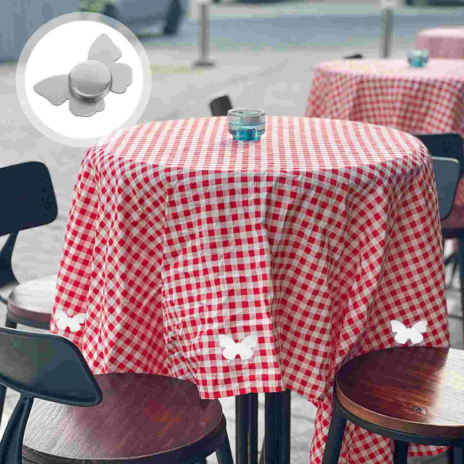 

4 PCS Outdoor Flag Picnic Table Cover Fixing Table Cover Pendant Tablecloth Clips Table Cover Weights Curtain Weights