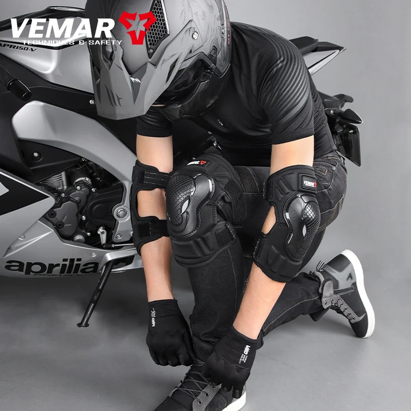 4 шт./компл. VEMAR E-19 + E-20 защита колена и локтя мотоциклетный наколенник налокотники