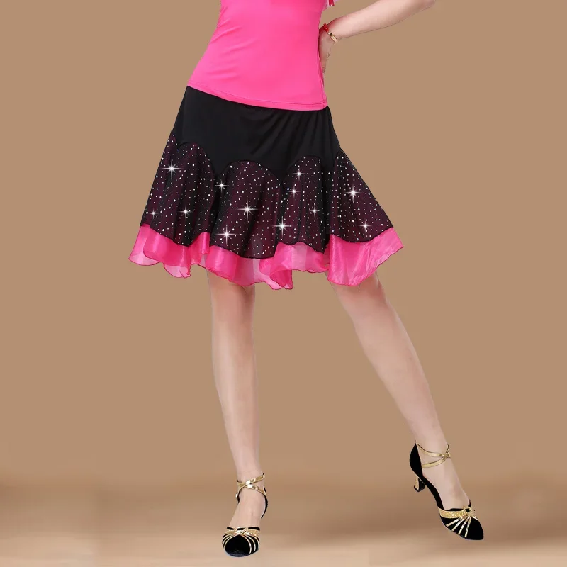 Новая Сексуальная Женская юбка для латиноамериканских танцев распродажа