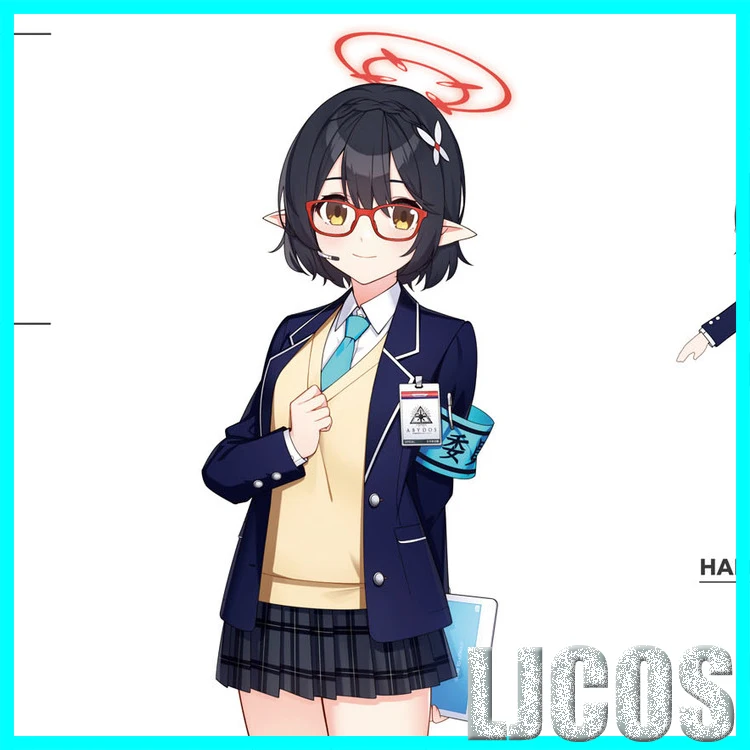 Аниме Синий архив Okusora Ayane ореол волос Корона женский косплей костюм ручной