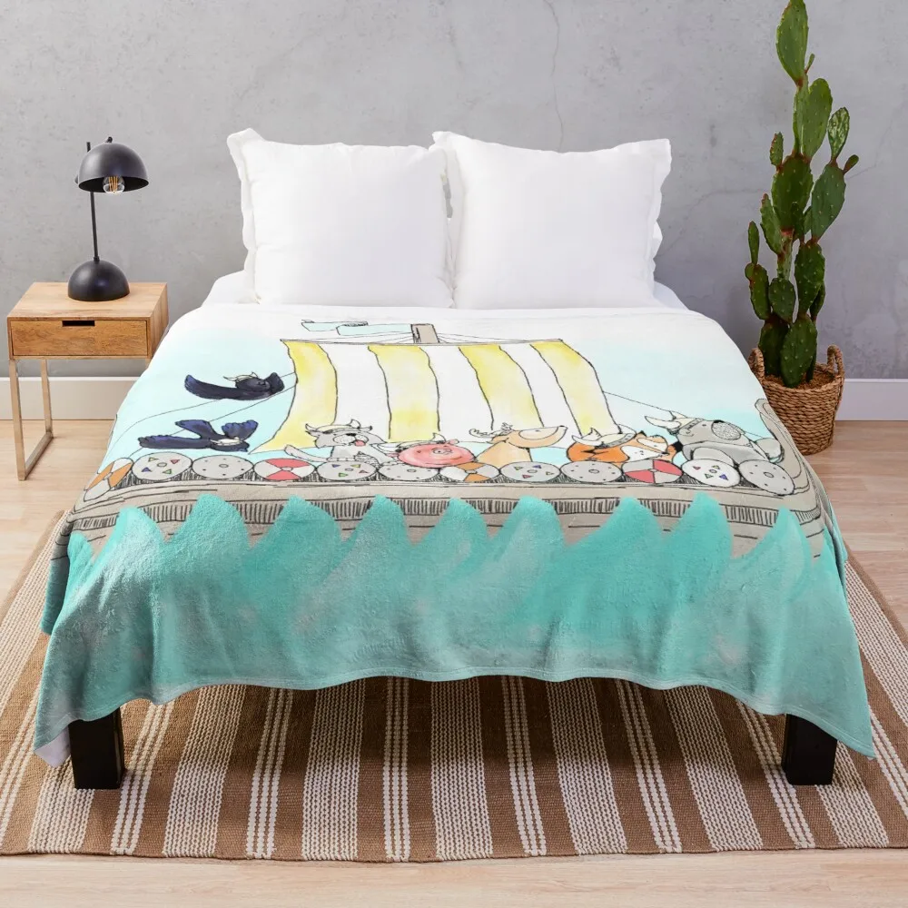 

Длинное одеяло в стиле викингов