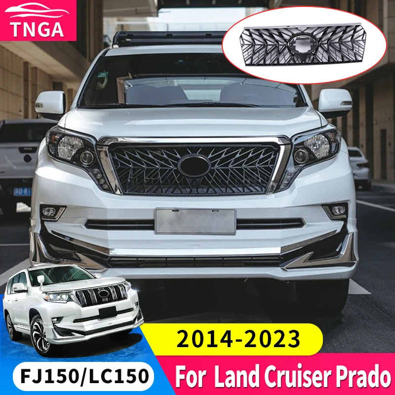 Для 2014-2023 Toyota Land Cruiser Prado 150 Lc150 подсветка решетки радиатора TRD аксессуары для модификации передней поверхности