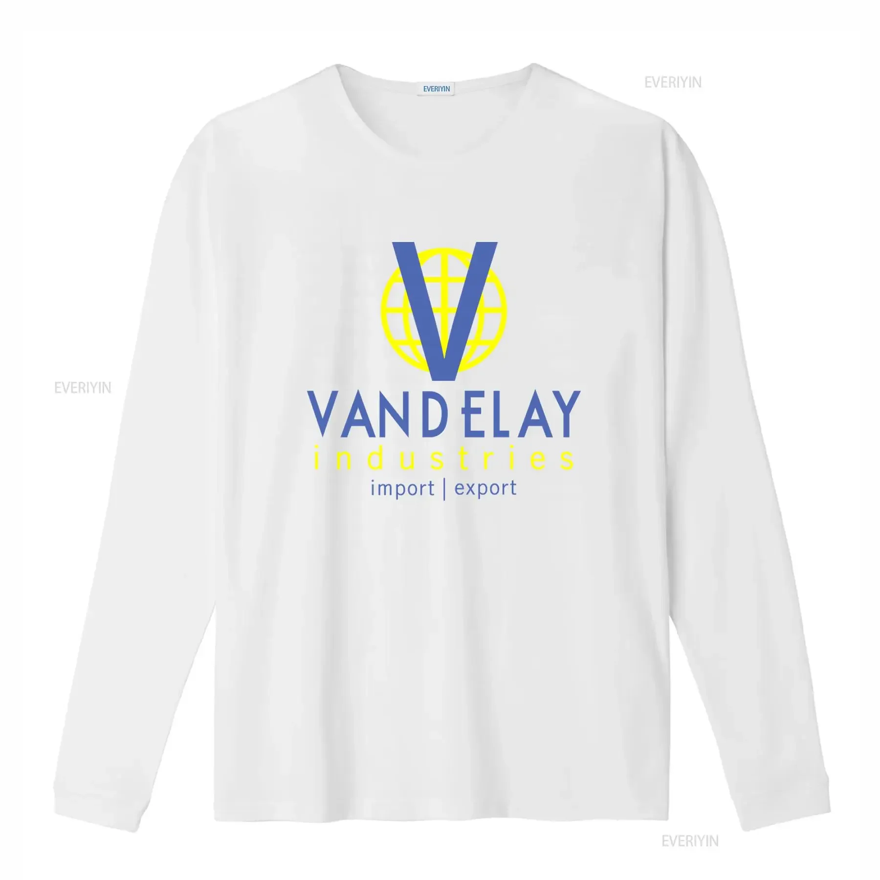 Фото Футболка Vandelay Industries Import Export, хлопковая, винтажная, с эффектом потертости, в стиле Синфелда, Джордж Костанца, мягкая, слегка в стиле стритвир. №4