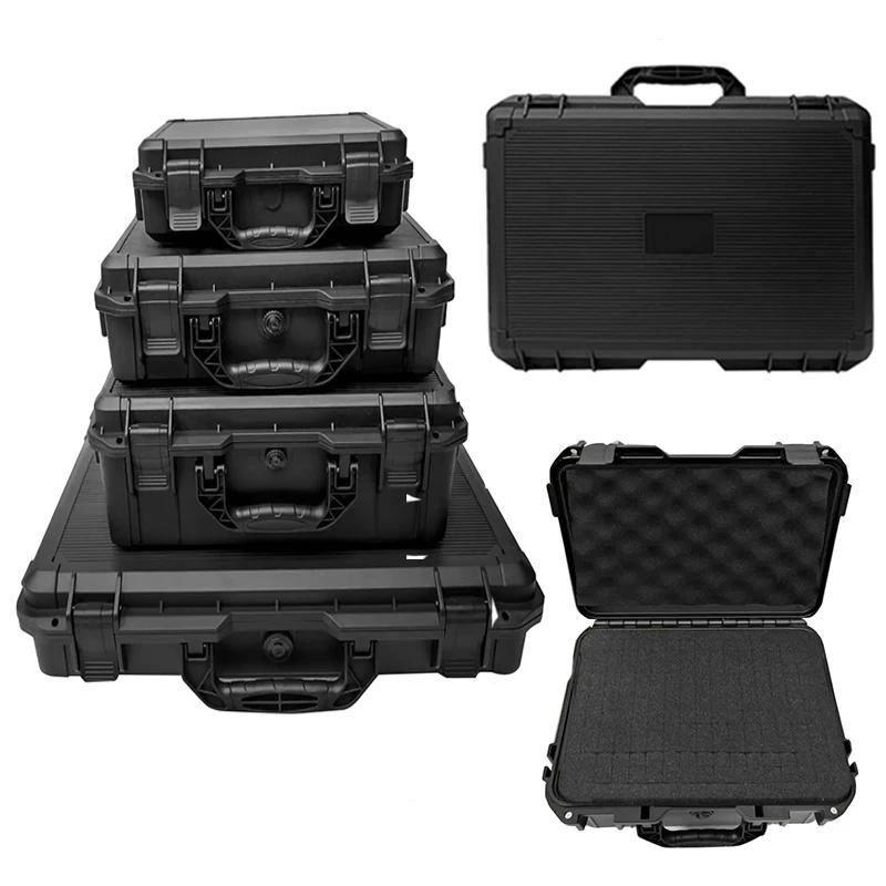 

Tool Box Inside Storage Suitcase Plastic Impact Instrument Equipment Tool Toolbox Resistant Outdoor Case Safety Foam With