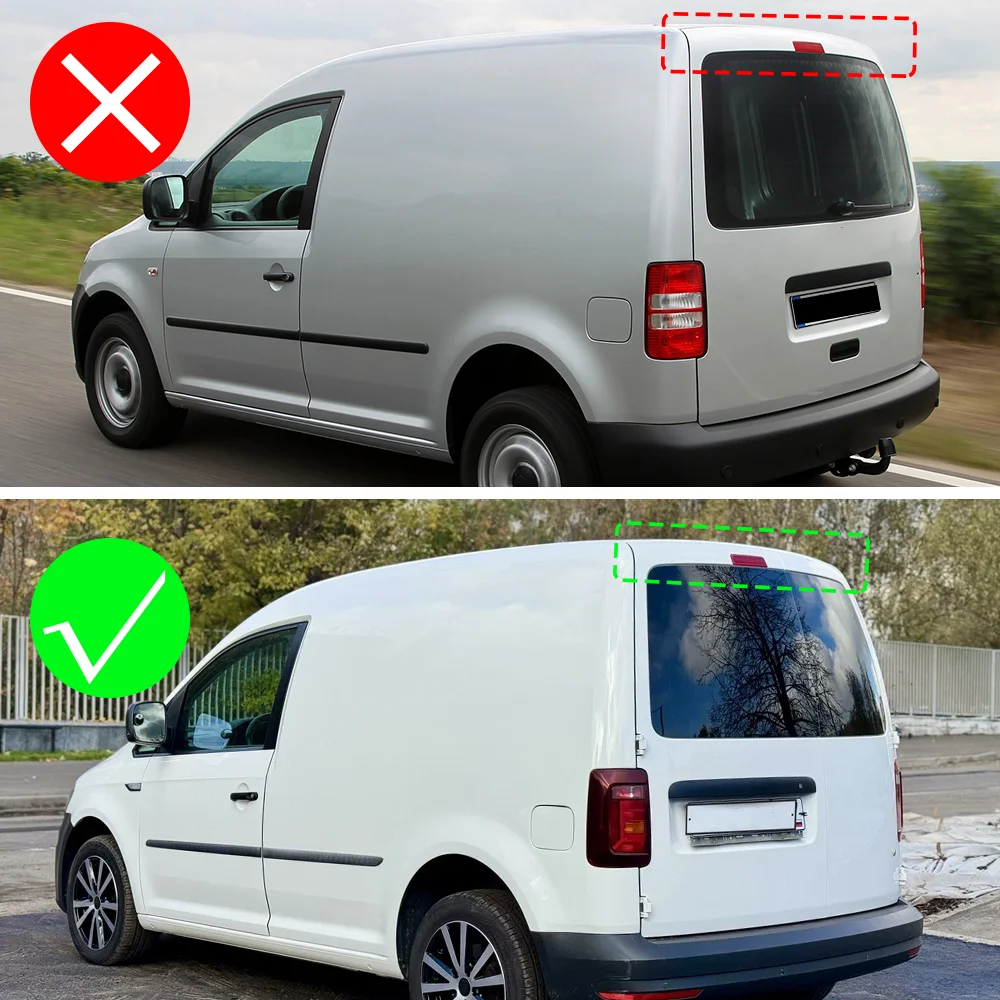 Фото Спойлер на крышку багажника для Volkswagen VW Caddy 2K 2KN MK3 MK4, накладка на заднюю дверь, 2005-2020 №4