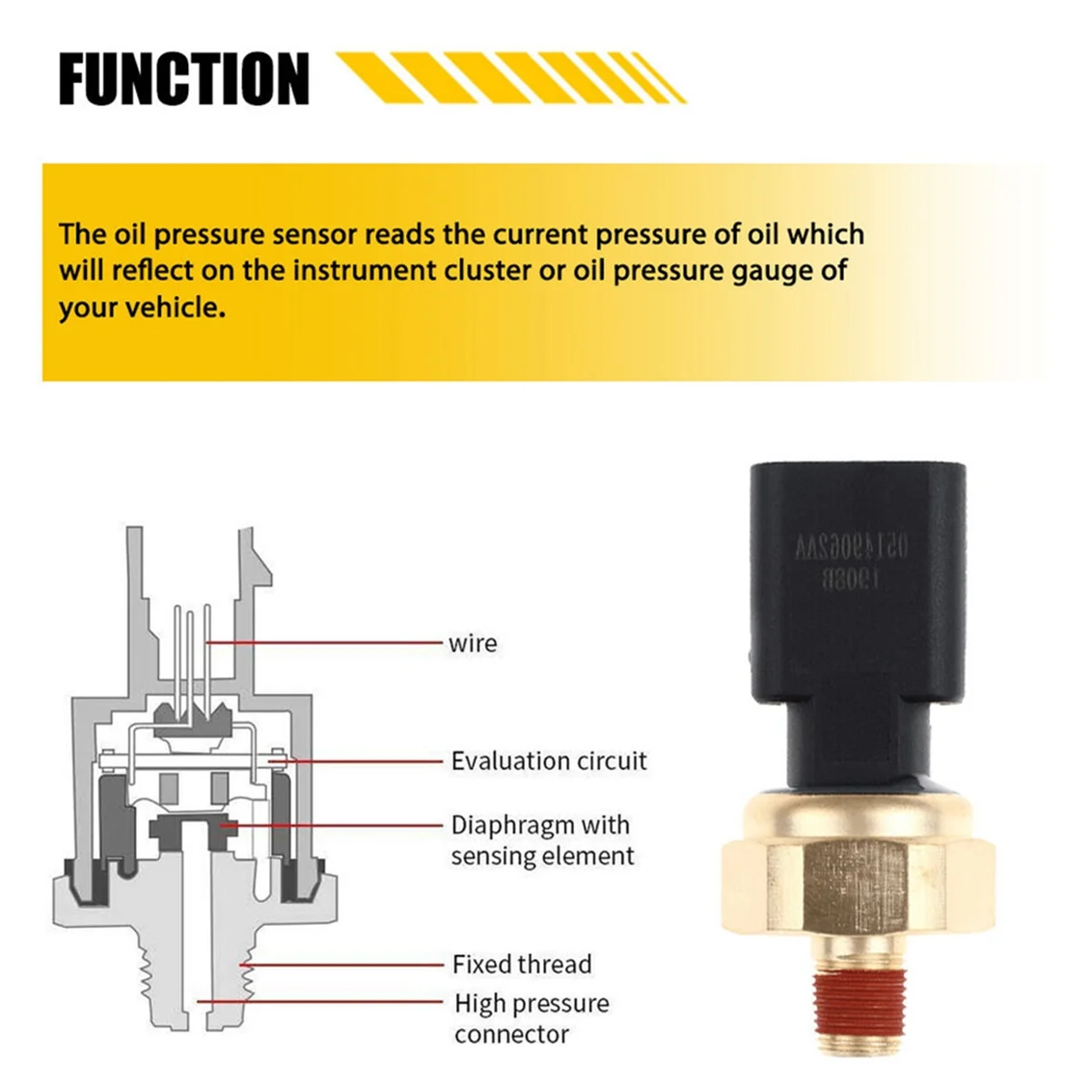 Датчик давления масла двигателя для Jeep Dodge Chrysler 68258694AA 5149064AA
