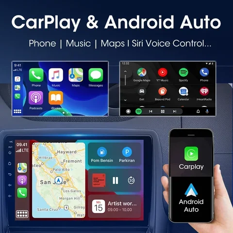Автомагнитола Srnubi 2DIN на Android 2010 для Renault Duster 1 2014-2015 для Nissan Terrano 3 2022-