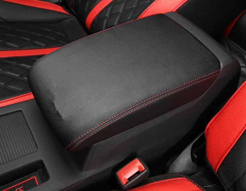 

Car-styling Interior trim for automobile armrest case decorative sleeve For Vw T-ROC T ROC TROC Accessories