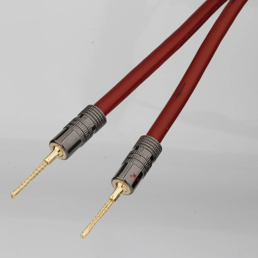 

2/4 шт/лот 2 мм медная проволока позолоченная вилка типа «банан» динамик провод штекер плетеный провод разъем BA1482