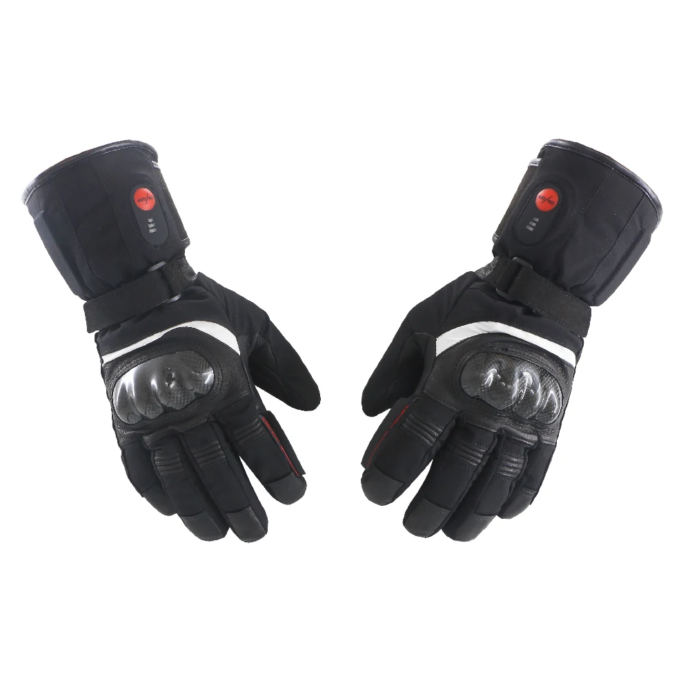 

Touchscreen Motorcycle Electric Heated Gloves Rechargeable Battery 7.4V 2200MAH Outdoor Cycling Skiing Waterproof Heating Gloves