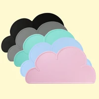 silicone cloud placemat creative foldable insulation pad baby eating table childrens cuisine pad pet supplies coffee table mats