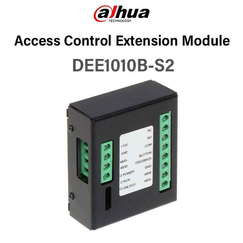 

Dahua DEE1010B-S2 Модуль расширения контроля доступа для видеодомофона Управление второй замок RS-485 Кнопка выхода VTO Аксессуары