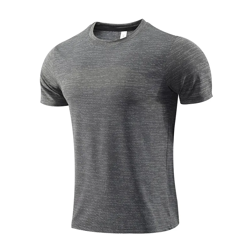 Quick Dry Men Fitness T-shirt Gym Sport Male Jogging Sweatshirt Homme Athletic Shirt Workout Fitness Clothing Short Sleeve Tops