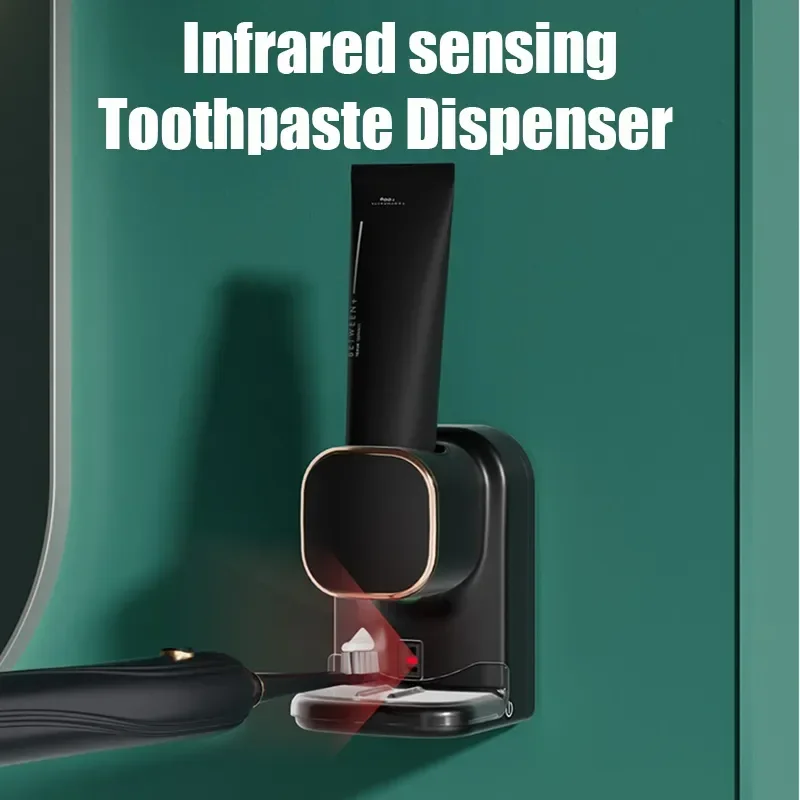 

Автоматический диспенсер для зубной пасты, быстросъемный индукционный прибор, настенный инфракрасный диспенсер для зубных щеток, аксессуары для ванной комнаты