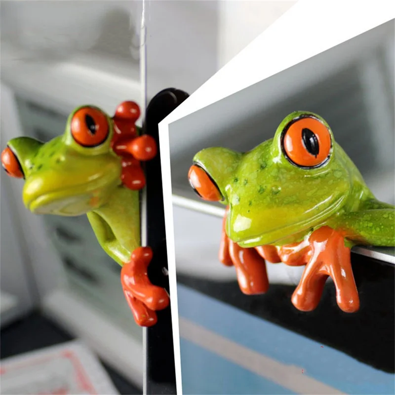 

Frog Resin Crafts Computer Accessories Desktop Decoration Creative Animal
