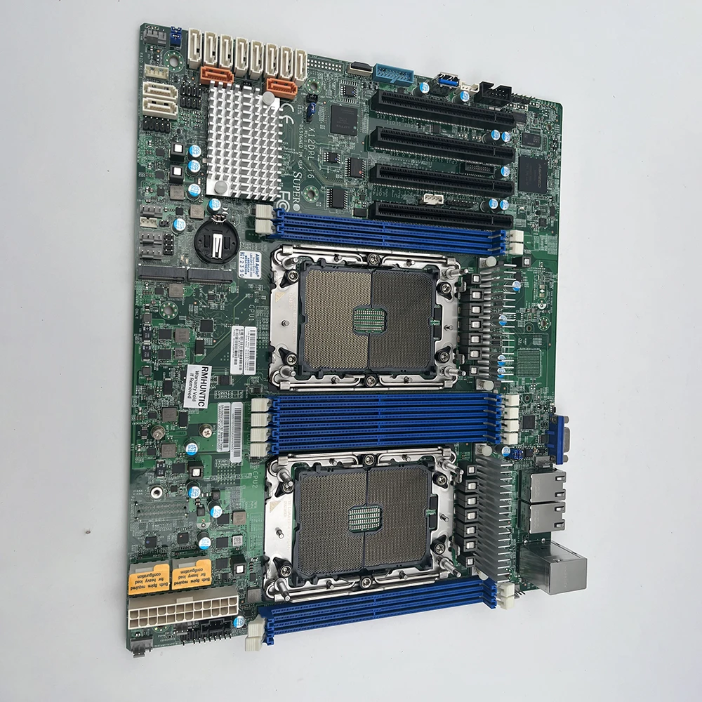 Для Supermicro ATX C621A LGA-4189 DDR4-3200MHz двухсторонняя Серверная материнская плата 12XSATA 3 256 ГБ