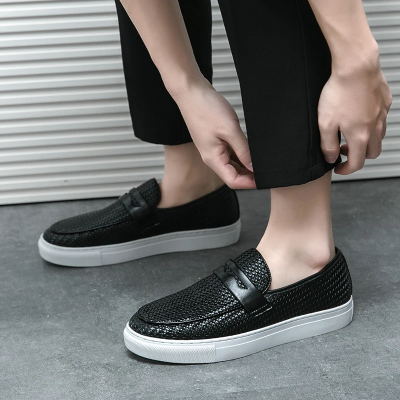 YOSBOGR ботинки с тафтингом из натуральной кожи четыре сезона для мужчин