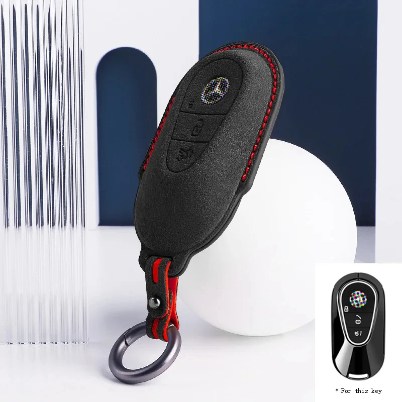 

Специальные замшевые автомобильные сумки для дистанционных ключей для Mercedes Benz W206 W223 S350 C260 C300 S400 S450 S500 C S Class, аксессуары