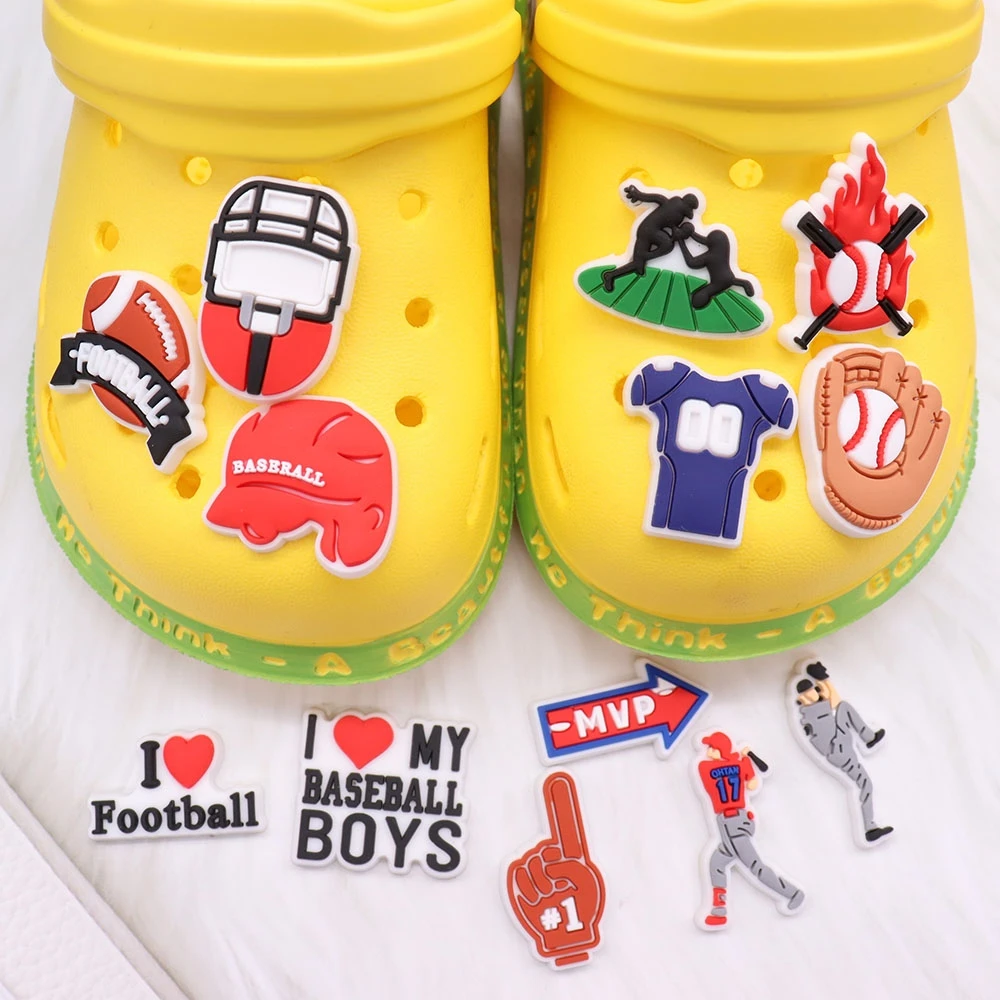 

1-13 шт., садовые украшения для обуви из ПВХ