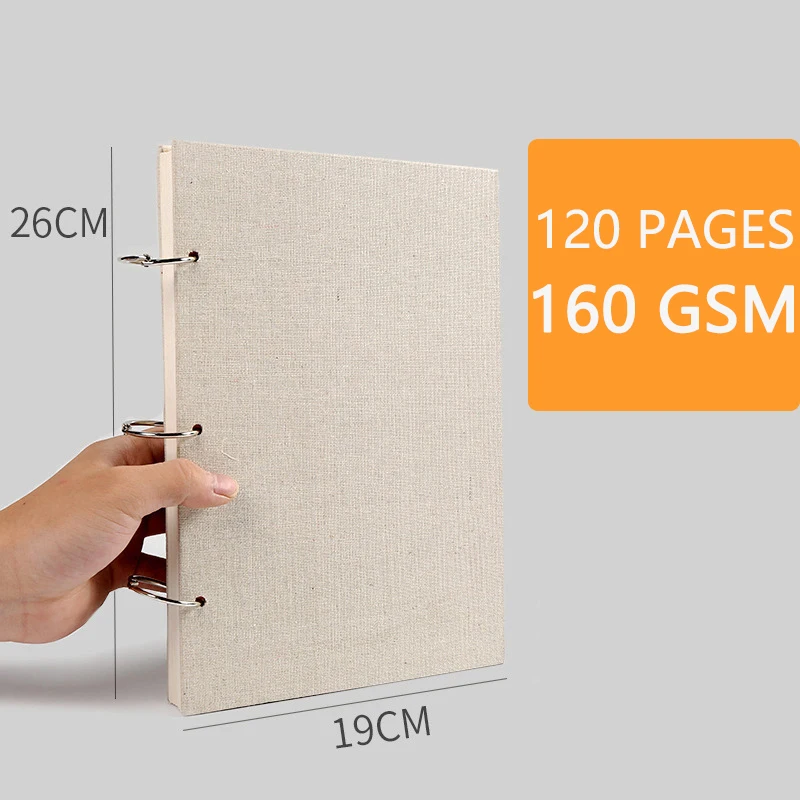 

Льняной блокнот для рисования A337