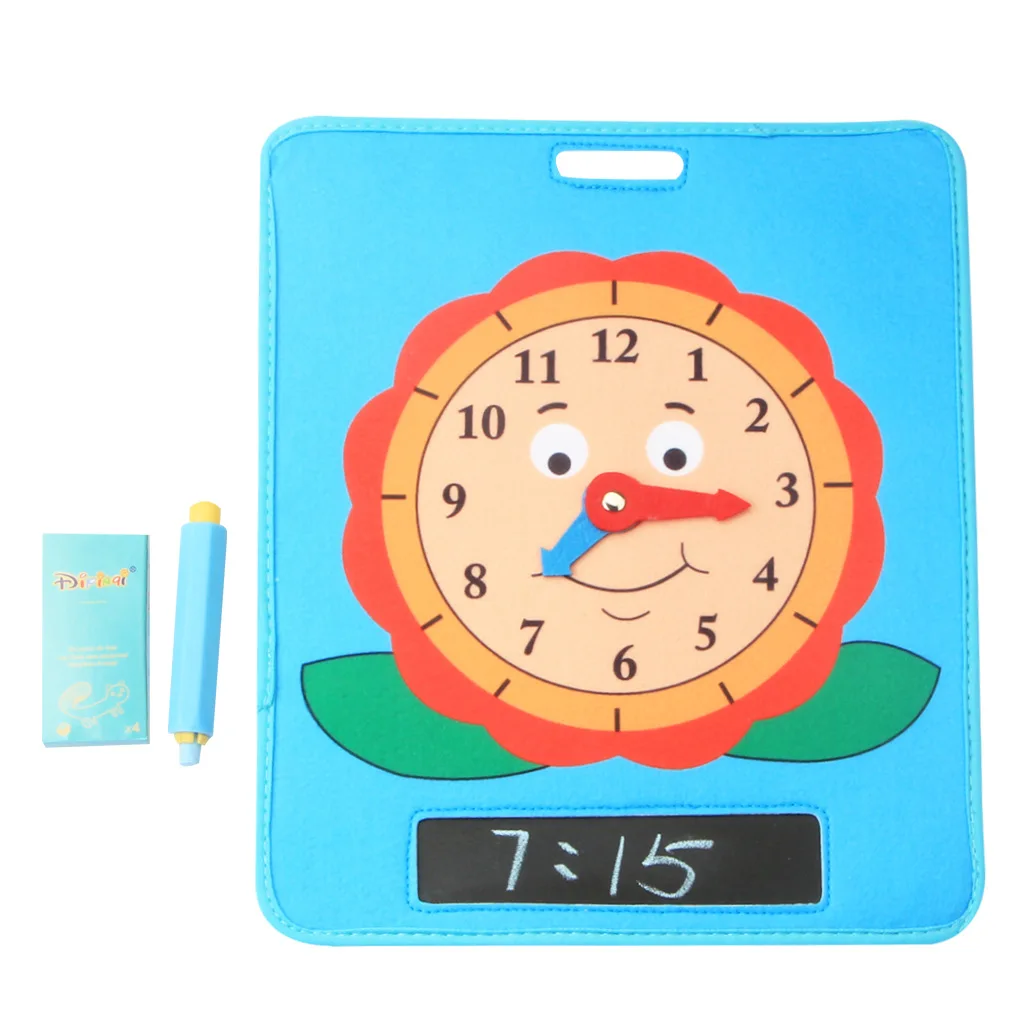 

Children Learn To Recognize The Time Clock Early Education Teaching Aids To Recognize The Time Clock Hand Dial The Clock