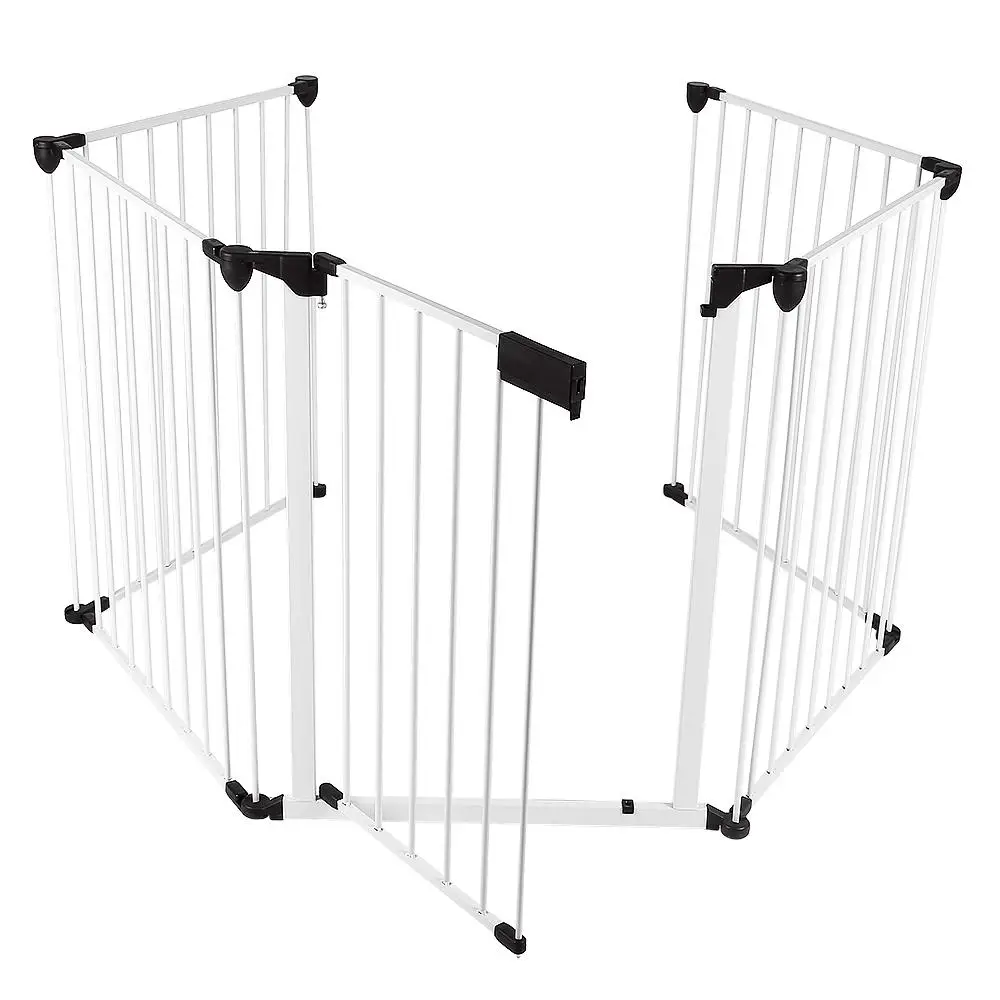

5PCS Foldable White Safety Fences For Baby Dog Cat Rabbit Pet Gardening Supplies Fences Garden Products Kids Protection Hot HWC