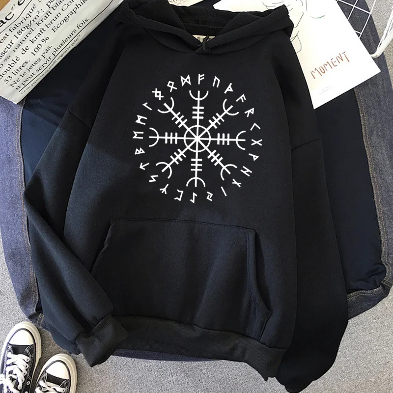 

viking vikingo wikinger hoodies women 2022 printed hip hop grunge female clothing pullover Korea printed