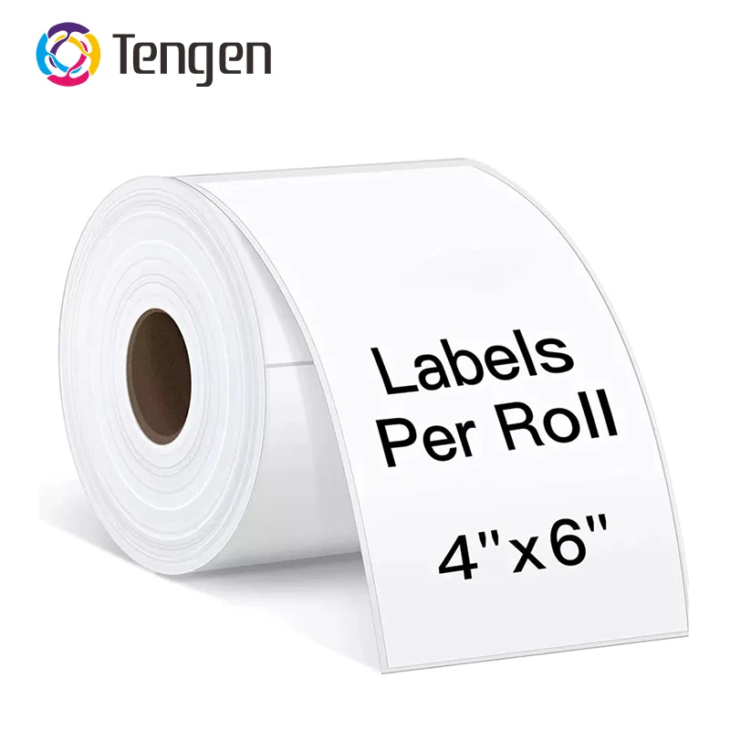 

Factory Sale 4 x 6 Inch Direct Blank Shipping Label Roll Barcode A6 Printer Thermal Sticker Paper 100x150mm Waybill Stickers