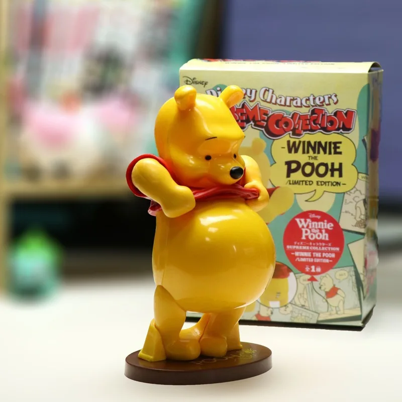 

Игрушка «Винни-Пух» Disney, настольное украшение ручной работы, аниме модель куклы, подарок, детская игрушка, декомпрессионный декор из ПВХ для...