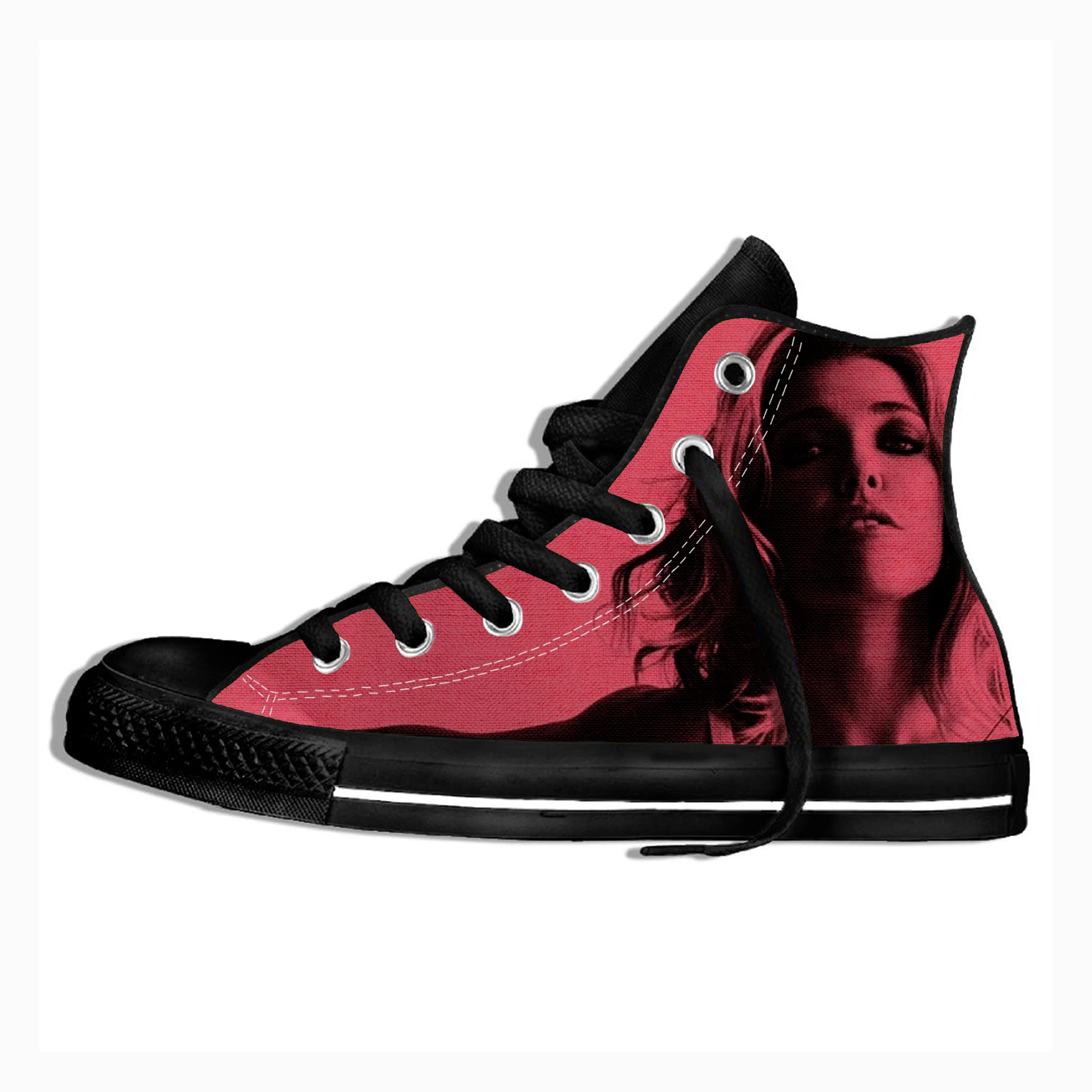 

Rachel Platten High-top Men Women Canvas Shoes High Quality Casual Shoes Canvas Rubber Female Flat Shoes