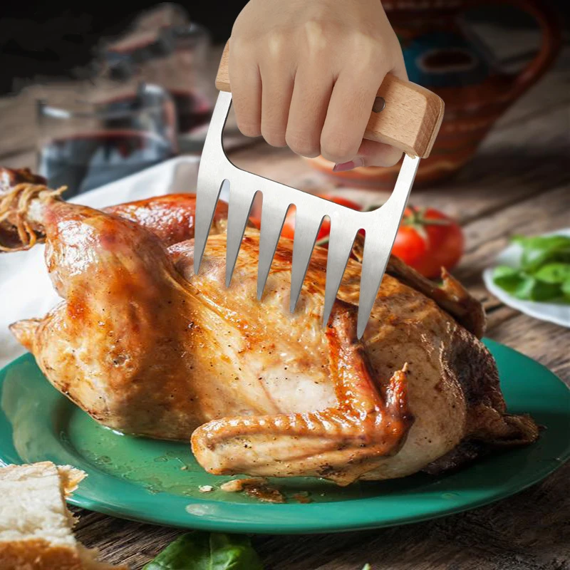 1 шт. измельчитель мяса для барбекю из нержавеющей стали |