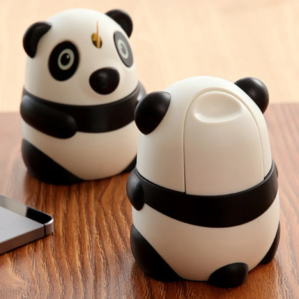 

Cute Panada Automatic Toothpick Holder Dispenser Toothpick Dispenser Gag Gift Cleaning Teeth Table Decoration Toothpick Box