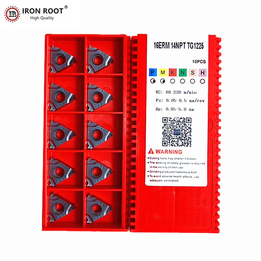 

16IRM 11NPT,16IRM 14NPT,16IRM 14BSPT,16ERM 11NPT,16ERM 14NPT TG1225 CNC металлический токарный станок, токарная резьба, карбидная вставка для SER SEL